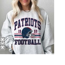 Patriots Football Sweatshirt, Shirt Retro Style 90s Vintage Unisex Crewneck, Graphic Tee Gift For Football Fan Sport L14