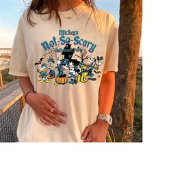 Mickey's Not-So-Scary Halloween Party 2023 Shirt, Disney Family Halloween Shirt, Disneyland Shirt, Mickey and Friends, H