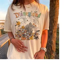 Vintage Disney Happy Halloween Shirt, Disneyland Christmas shirt, Family Group Christmas, Disney Magic Kingdom, Retro Di