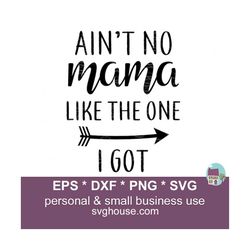 Aint No Mama Like The One I Got SVG Cut Files For Cricut And Silhouette
