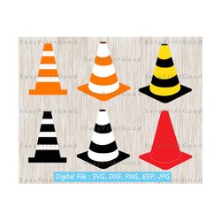 Traffic Cone Svg Road Hazard Cone Svg Safety Caution Svg Traffic Cone Clipart Construction svg Traffic Cone Silhouette SVG File for Cricut