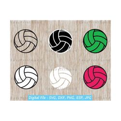 volleyball svg, volleyball vector, volleyball clipart, volleyball monogram svg, volleyball digital, volleyball silhouette, cut file cricut