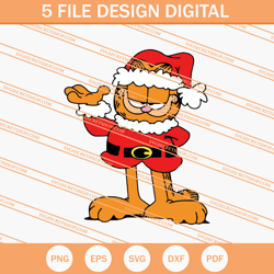 Garfield Christmas SVG, Christmas SVG, Garfield SVG, Funny SVG