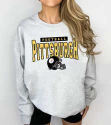 Pittsburgh Football Sweatshirt, Vintage Pittsburgh Football Crewneck Sweatshirt, Pittsburgh T-Shirt