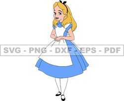 Alice in Wonderland Svg, Alice Svg, Cartoon Customs SVG, EPS, PNG, DXF 115