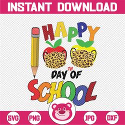 Happy 100th Day of School Png, 100 Days Smarter PNG, 100th Day Of School Quarantine PNG, 100 Days Of School PNG Sublimat