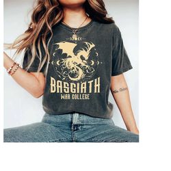 Basgiath War College Scribe Shirt | Fourth Wing Merch Shirt Dragon Rider Violet Sorrengail Xaden Riorson Fantasy Bookish