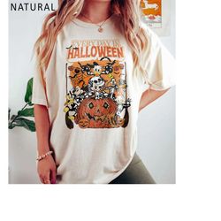 Vintage Mickey and Friends Skeleton Halloween Shirt, Disney Every Day Is Halloween Shirt, Disney Halloween Shirt, Hallow