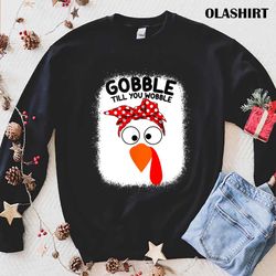 New Thanksgiving For Womens Kids Girls Boys Men Dabbing Turkey T-shirt - Olashirt