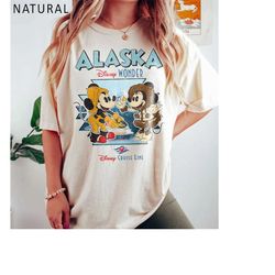 Vintage Mickey Alaska Cruise Line Shirt, Mickey Cruise 2023 Shirt, Disney Family Cruise Matching Shirt, Disney Wonder Sh