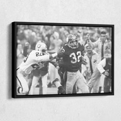 The Immaculate Reception Steelers vs Raiders Canvas Wall Art Home Decor Framed Poster Print.jpg