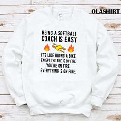 Softball Girl Shirt, Softball Coach Gifts Softball Coaching Shirt - Olashirt