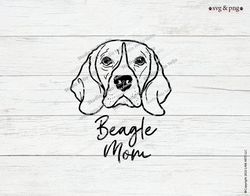 Dog Mom Svg, Beagle Svg, Beagle, Dog Svg