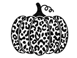 Fall Leopard Print Pumpkin SVG, Thanksgiving Pumpkin Svg, Pumpkin Svg, Thanksgiving Svg