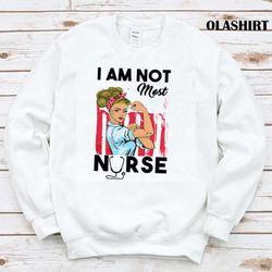 I am Not Most Nurse Cute American Flag Stethoscope T-shirt - Olashirt