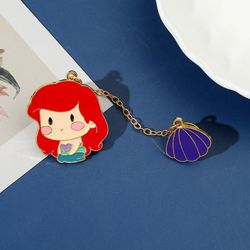 Disney Princess Enamel Pins Alice in Wonderland Lapel Pins for Backpacks Cute Enamel Badges Brooches Jewelry Accessories