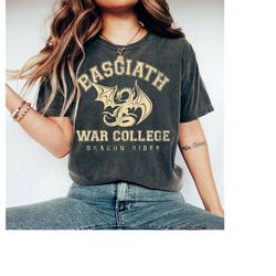 Basgiath War College Scribe Shirt | Fourth Wing Merch Shirt Dragon Rider Violet Sorrengail Xaden Riorson Fantasy Bookish