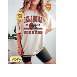 Comfort Colors Vintage Oklahoma Football T-shirt, Vintage Oklahoma Football shirt, Retro Oklahoma Football Youth Kids Sh