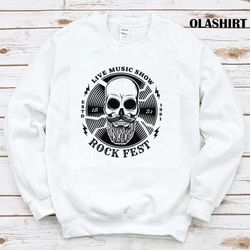 Rock Music Festival Live Show Engraved T-shirt - Olashirt