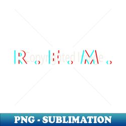 REM - Horizon Glitch - Vintage Sublimation PNG Download - Revolutionize Your Designs