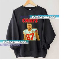 Karma Is The Guy On The Chiefs T- shirt, Kelce & Swift The Eras Tour Sweatshirt