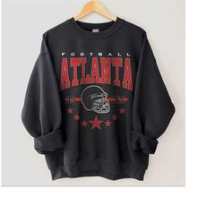 Atlanta Football Sweatshirt, Vintage Style Atlanta Football Crewneck, America Football Sweatshirt, Atlanta Sweatshirt, F