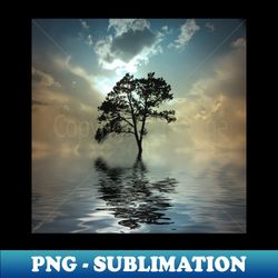 Exoplanet landscape - Decorative Sublimation PNG File - Perfect for Sublimation Art