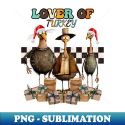 Funny Turkey - Retro PNG Sublimation Digital Download - Perfect for Personalization