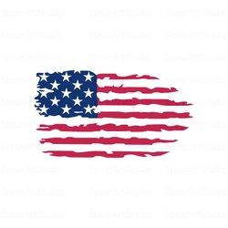 Distressed American flag svg, png, jpg