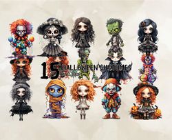 15 Halloween Custumes, Halloween Svg, Cute Halloween, Halloween, Halloween Png 49