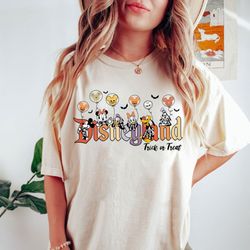 Disney Halloween Skeleton Shirt, Disney Halloween 2023 Matching Shirt, Disney Balloon Shirt, Mickey Minnie and Friends,