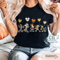 Disney Halloween Skeleton Shirt, Disney Halloween Matching Shirt, Disney Balloon Shirt, Disney Halloween Shirts, Disney