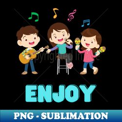 Enjoy - Elegant Sublimation PNG Download - Transform Your Sublimation Creations