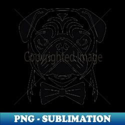 Dog is out for dinner - Bessie - Elegant Sublimation PNG Download - Add a Festive Touch to Every Day