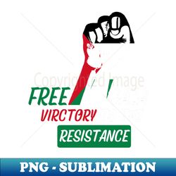 Free Gaza victory to the resistance - High-Resolution PNG Sublimation File - Bring Your Designs to Life