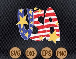 American Flag USA United States Of America US 4th of July Svg, Eps, Png, Dxf, Digital Download