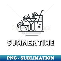 Summer time - PNG Transparent Sublimation File - Fashionable and Fearless