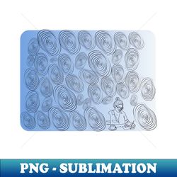 Study - Retro PNG Sublimation Digital Download - Create with Confidence