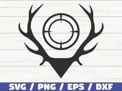 Antlers SVG, Hunting SVG, Cut File, Cricut