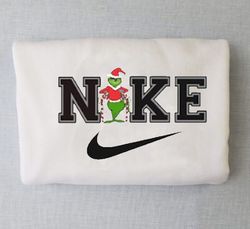 Nike Grinch Candy Cane Christmas Sweatshirt