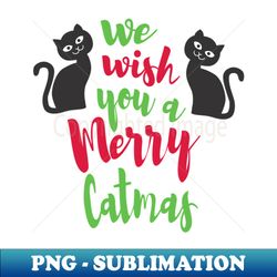 Merry Little Christmas Cat - T-shirt - Exclusive PNG Sublimation Download - Capture Imagination with Every Detail