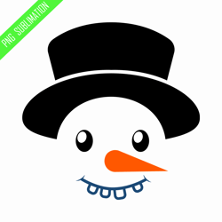 Snowman face png