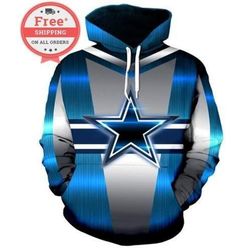 Dallas Cowboys Football Team Hoodie Unisex 3D All Over Print