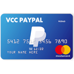 vcc for paypal verification