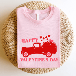 Happy Valentine's Day T-shirt, Couple Valentine's Celebration Shirt, Cute Gift For Wife, Fiancee Valentine Outfit IU-23