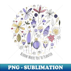 Flowers - Digital Sublimation Download File - Stunning Sublimation Graphics