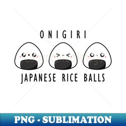 Cute Cartoon Onigiri Character  Kawaii - Professional Sublimation Digital Download - Spice Up Your Sublimation Projects