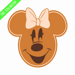 Mickey gingerbread ears christmas png
