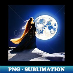 In the light of the moon - Special Edition Sublimation PNG File - Unleash Your Creativity