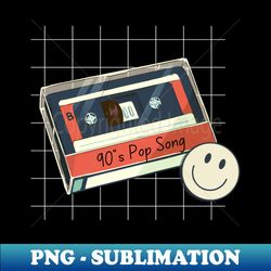 90s pop Song vintage retro style music lover - Digital Sublimation Download File - Revolutionize Your Designs